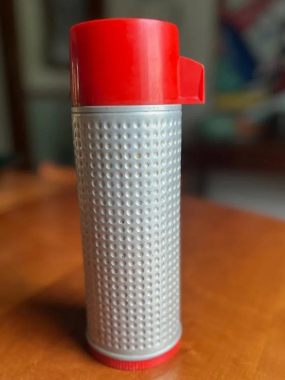 VINTAGE Aladdin Thermo-King #70B-Pint Vacuum Hobnail Design Bottle